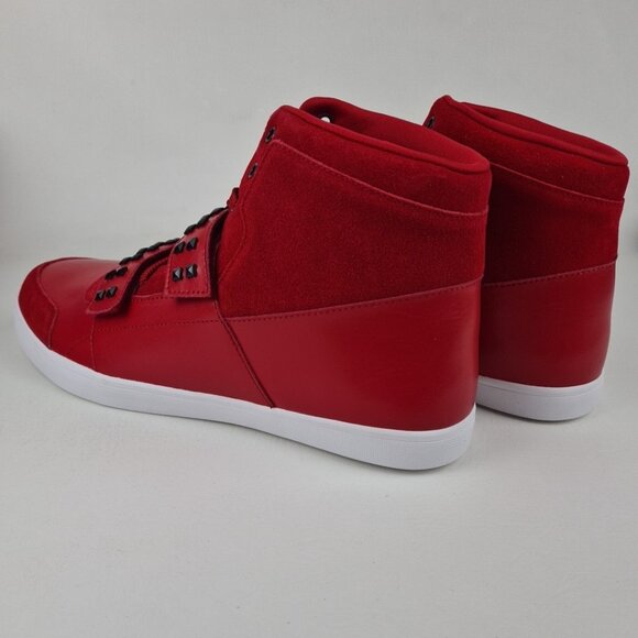 REEBOK  DIBELLO MID STUDDED Red Leather Sneakers Men Shoes main image 6